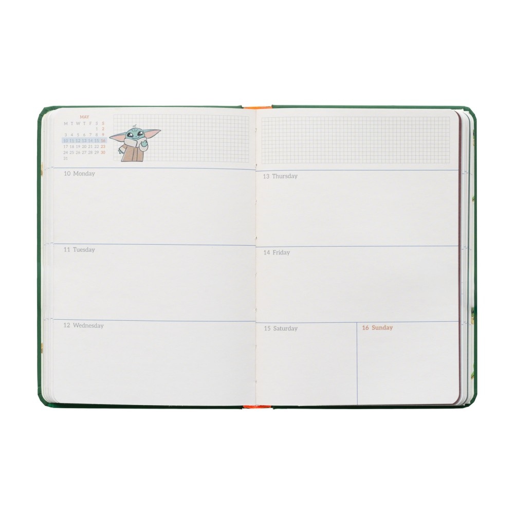 Grupo Erik Disney Star Wars The Mandalorian - The Mandalorian And Grogu 2026/2027 Week To View Pocket 17 Months Academic Schoolagenda - Multicolours